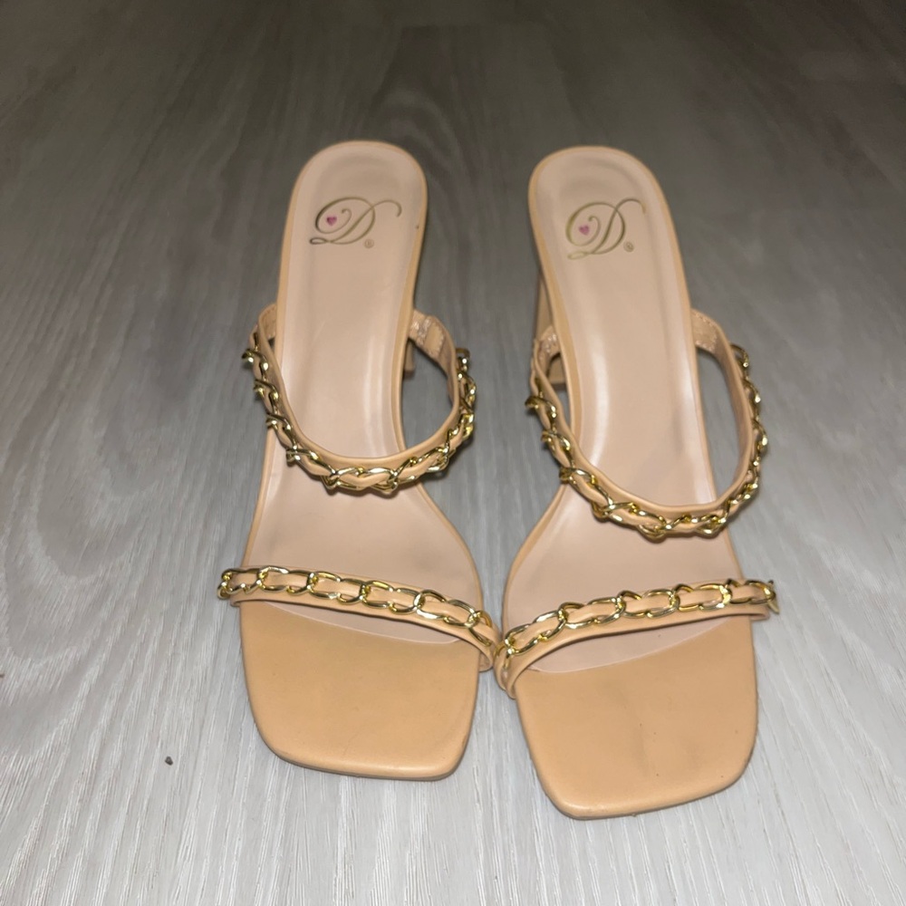 Gold heels